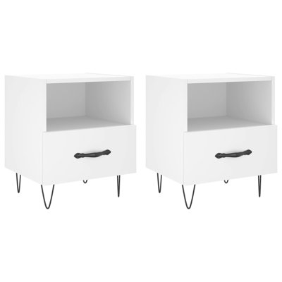 Erno 40cm W Iron Bedside Table