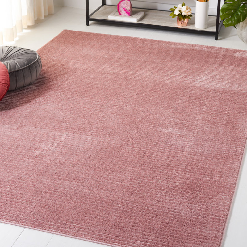 Tapis rectangulaire en polyester tissé à la machine Durah, Rectangle 4 pi x 6 pi