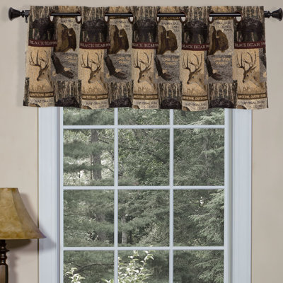 Lodge Tucker Multi Poly/Acrylic Blend Grommet Valance