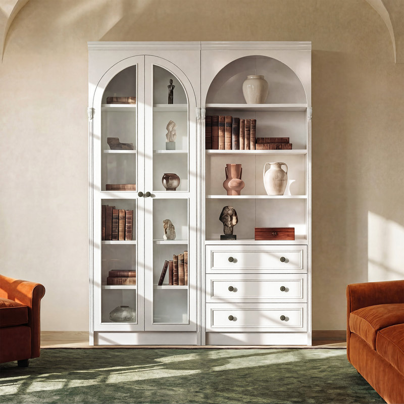 86.6'' H X 63'' W Arched Display Cabinet