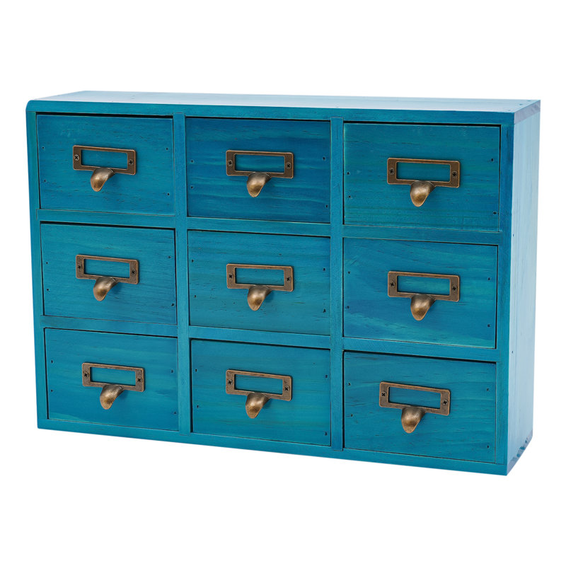 Organiseur de bureau Shurma, Bleu