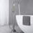 Freestanding Tub Filler with Handheld Shower-110871754