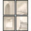 Mid-Century neutre, impression encadrée 4 pièces-90605142-90605143