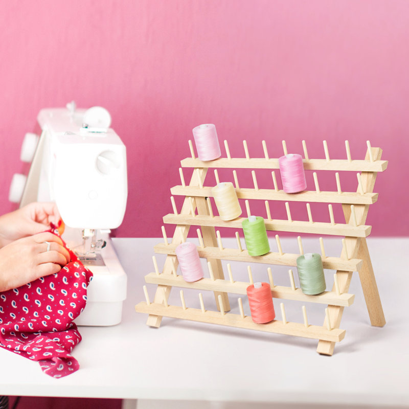 Thread Holder Rack Sewing Organize with Hook