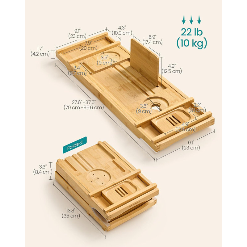 (70-95.5)x23x4cm Freestanding Bathroom Shelves
