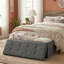 110x38x38cm Linen Upholstered Storage Bench-121935964
