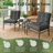 Anjelyka 21"W X 21"D Outdoor Cushions Indoor And Outdoor Seat/Back Cushion, Upgraded Filled Patio Chair Cushions-114227305-131359999