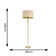 Randalia 145cm Traditional Floor Lamp