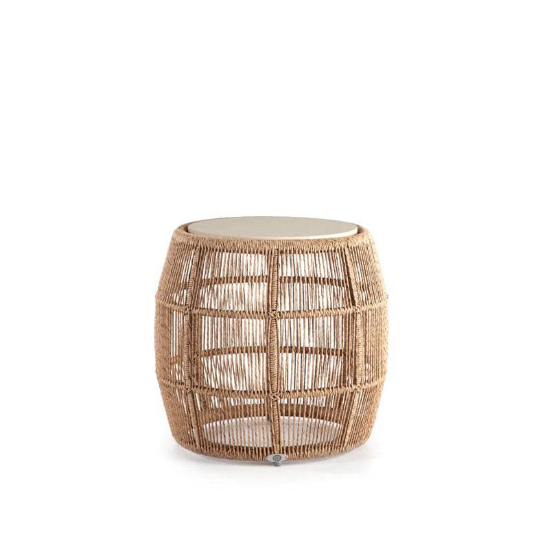 Calixto Outdoor Round Side Table