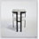 Ensemble de 2 chaises de salle à manger rembourrées style Mid-Century avec pieds en métal noir durable pour plus de confort et de style