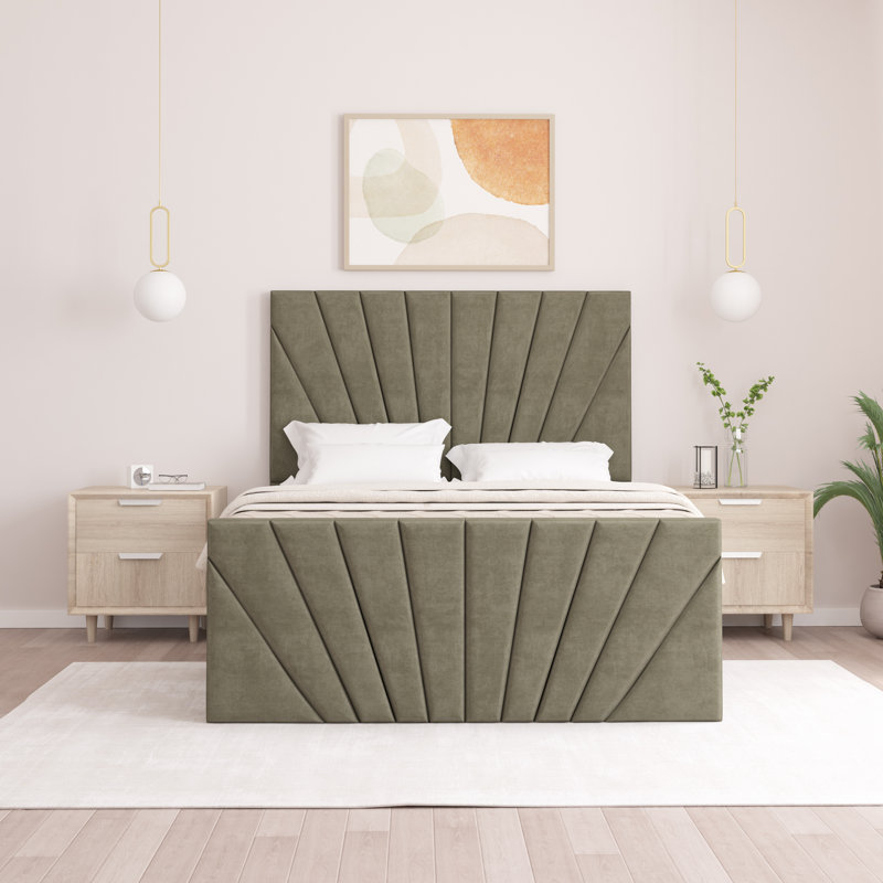 Odolo Upholstered Ottoman Storage Bed, Single (3'), Asphalt