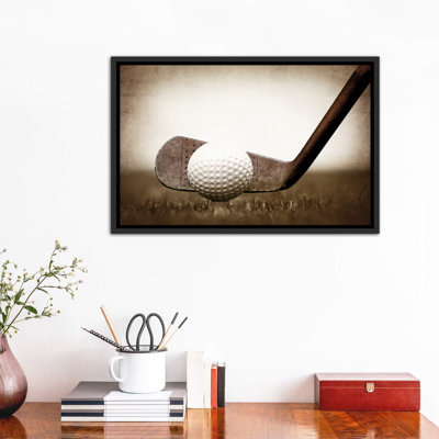 Golf Golf Vintage Grass - reproduction de photo