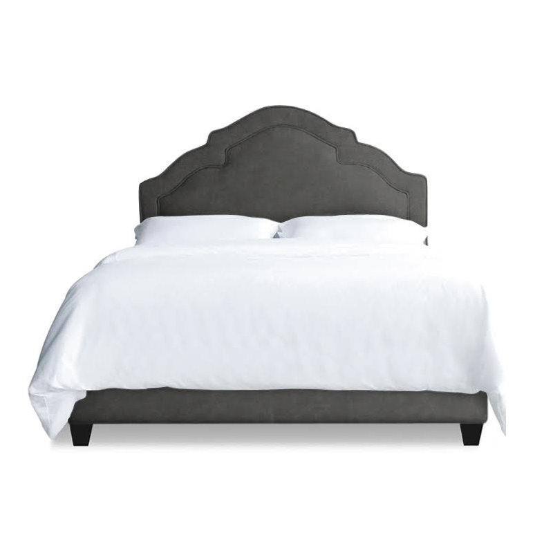 Sheila Upholstered Bed, Slate, Full