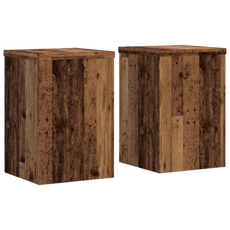 Plant Stand - Set of 2, Sonoma/Oak, 30cm H x 20cm W x 20cm D