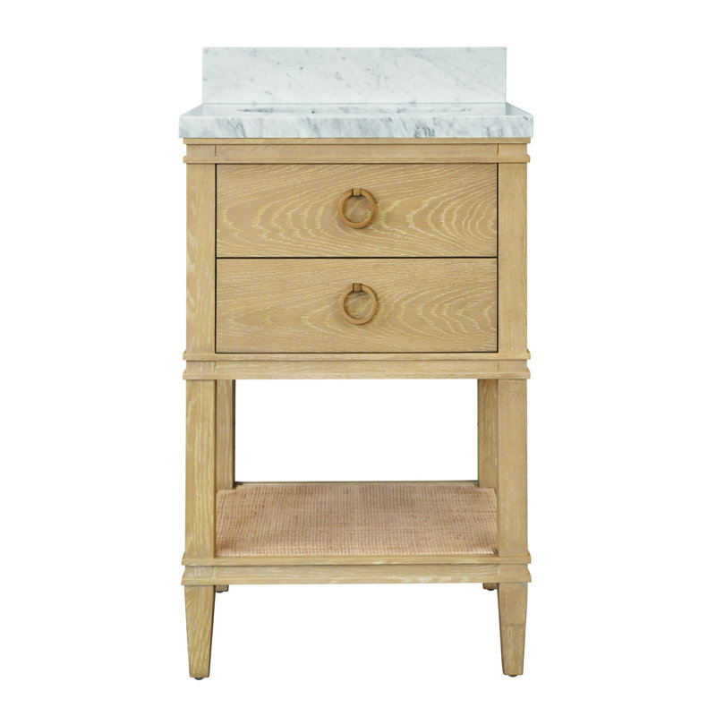 24 in. Vanity, Cerused Oak