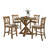 Casarah 4 - Person Pedestal Dining Set-762993050