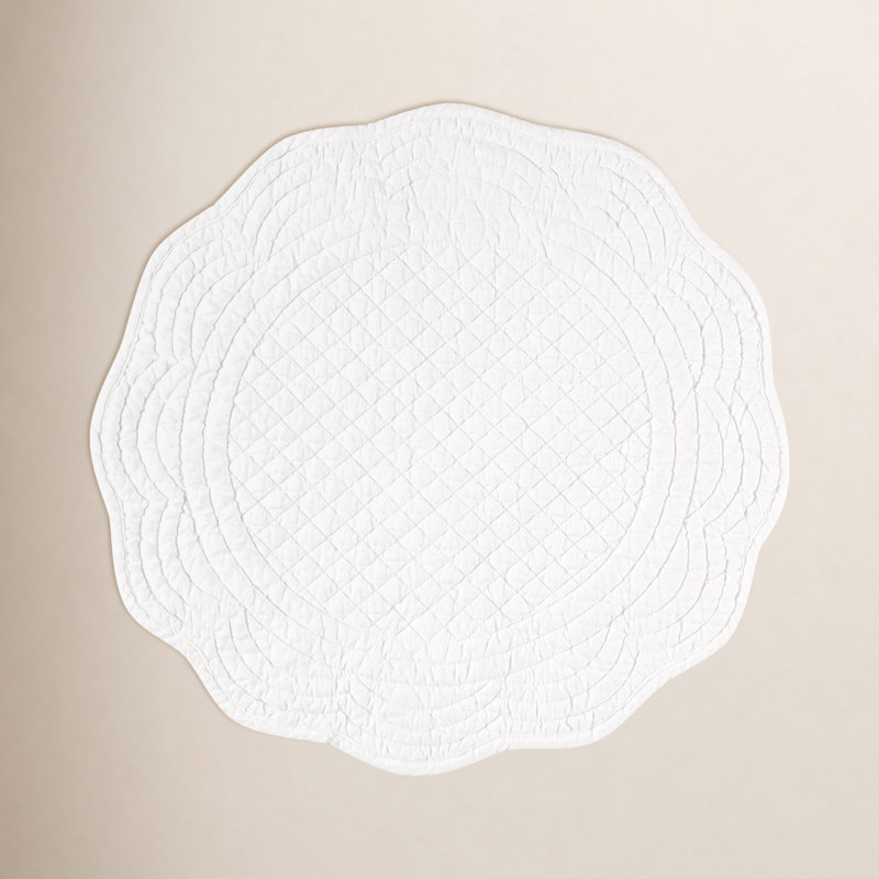 Grover Cotton Placemat, White