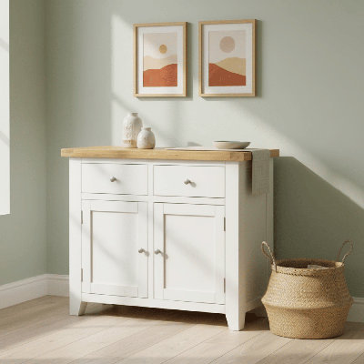 Cooksey Fully Assembled 2 Door 2 Drawer Sideboard Unit
