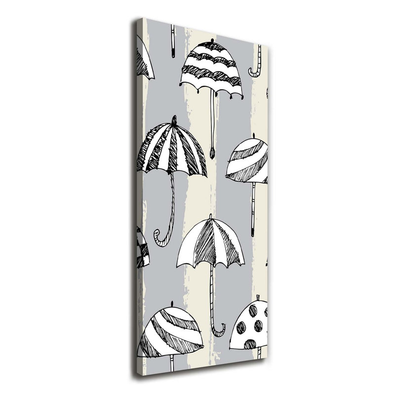 Umbrellas - Wrapped Canvas Print