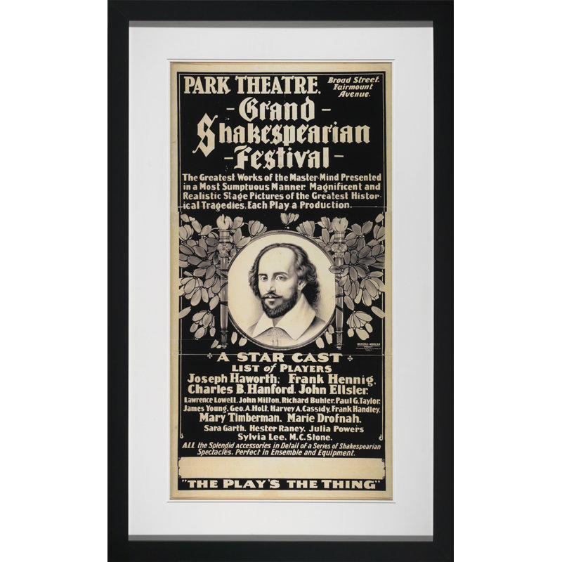 Shakespeare Festival - Single Picture Frame Print