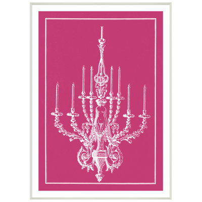 «Pop Chandelier», reproduction d'impression encadrée