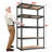 Meaghann 72" H Metal Adjustable Shelving Unit, 5-Tiers Heavy Duty Boltless Storage Shelves-170720116-179884375