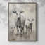 ANIMALS Series CCXCVII, reproduction encadrée - bois massif-994383250