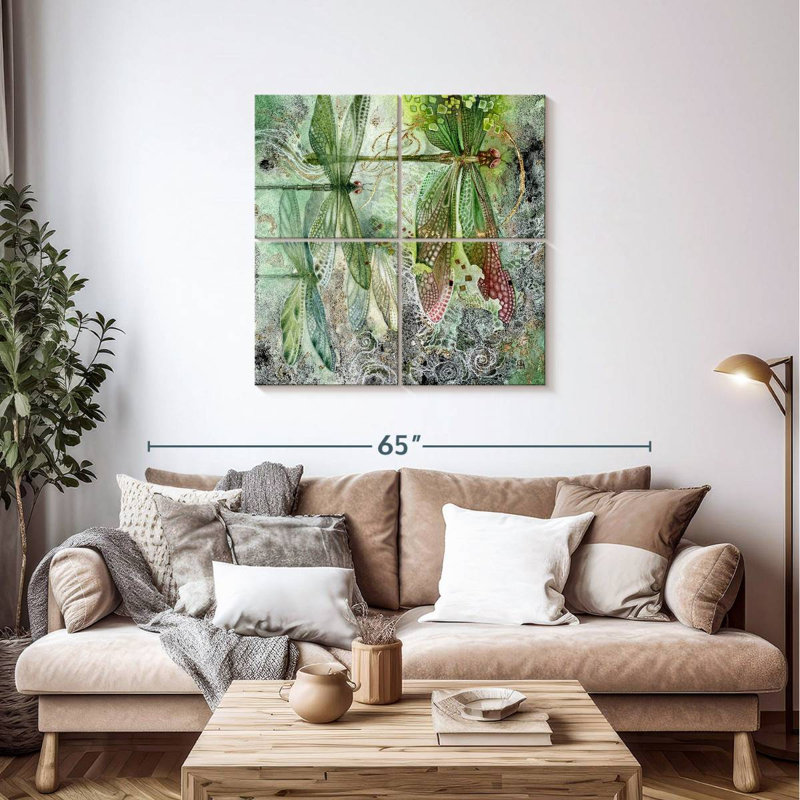 Brampt Dragonfly Flow, 38" H x 38" W
