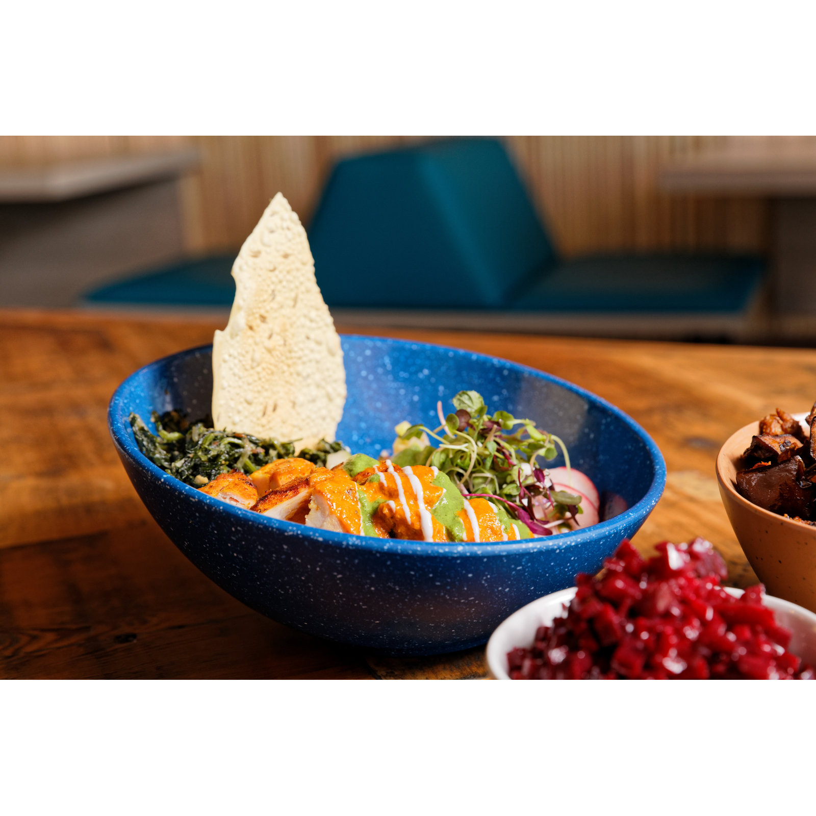 Maskell Serving Bowl, Blue