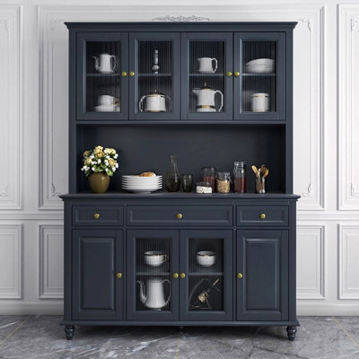 Armoire alimentaire simple en bois massif American