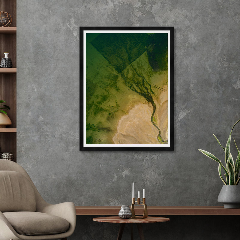 Nature paysages III par Tim Klein - Photographie avec cadre photo, Noir, noir, noir, noir, H 42 po x l 32 po x P 1,5 po