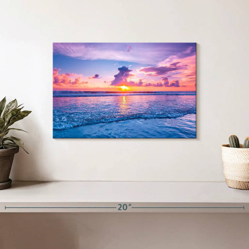 Coucher de soleil Gillard Seminyak, H 8 po x l 12 po