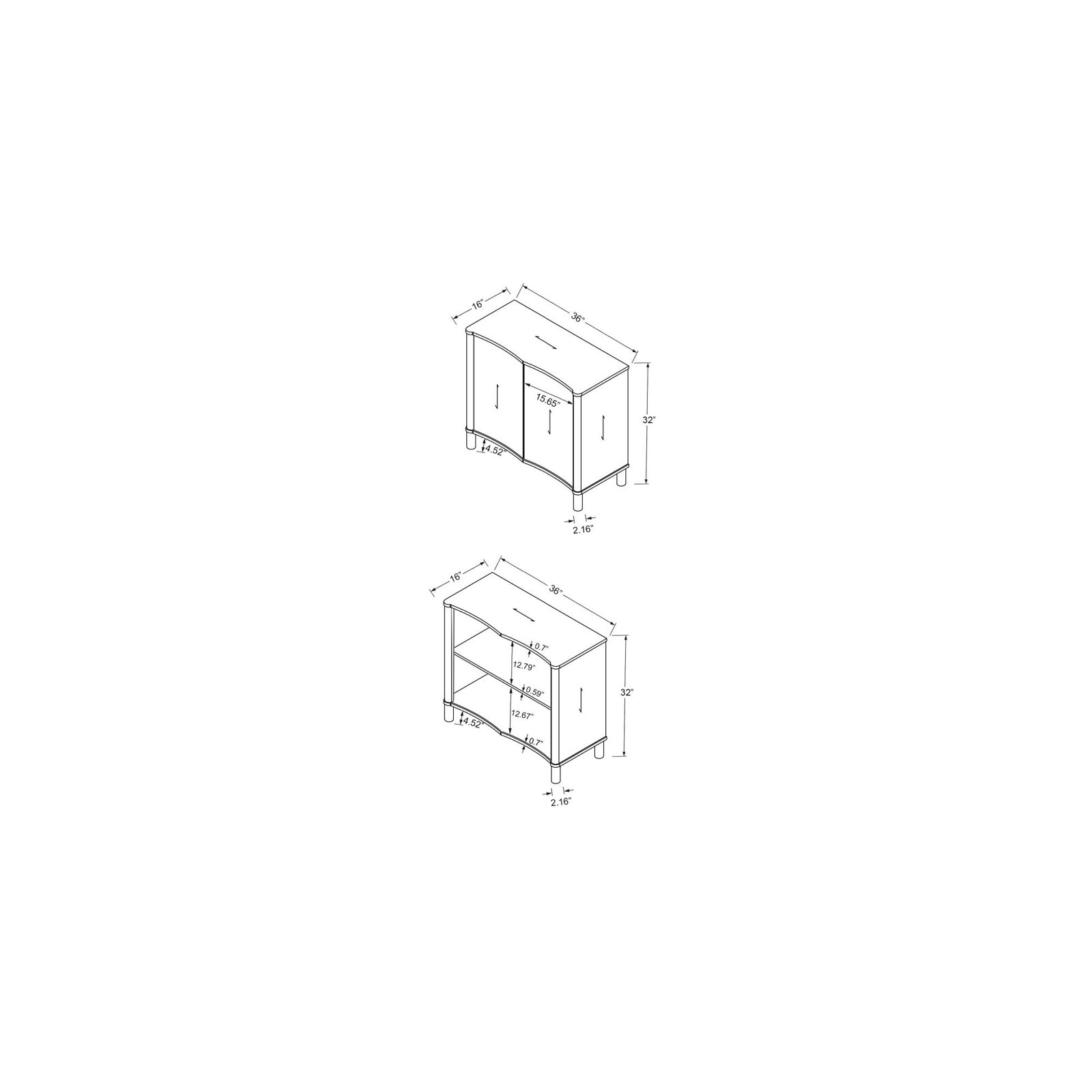 Becki Owens x Livabliss Sonador Cabinet, Black