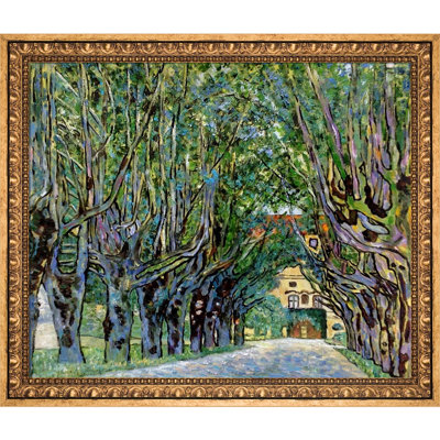 " Avenue in Schloss Kammer Park " by Gustav Klimt Oil Painting