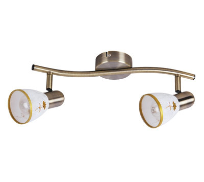 Art Flower Glass Flush Mount
