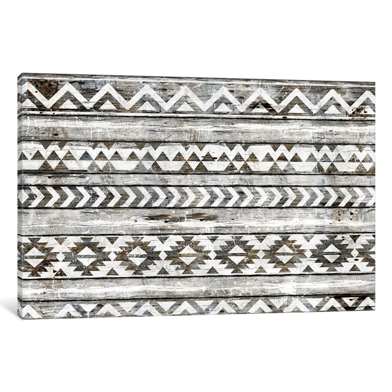 «Southwestern Pattern», impression sur toile tendue, H 8 po x l 12 po x P 0,75 po