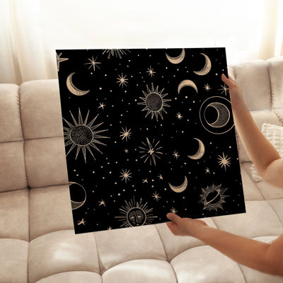 Astronomy and Space Celestial Moon & Stars VII Bohemian Unframed Art Print