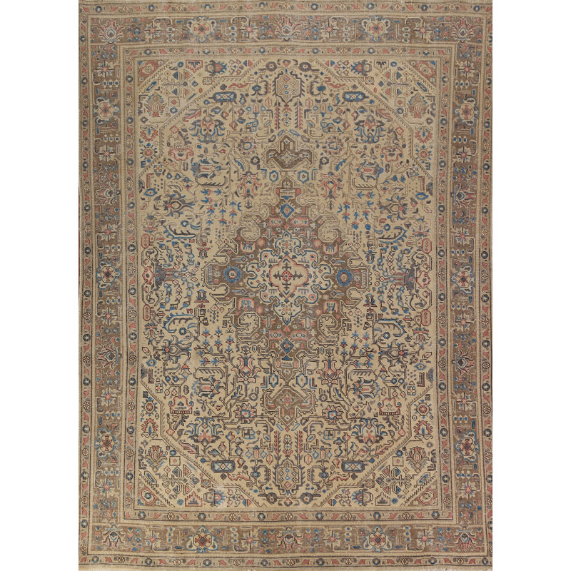Tapis traditionnel en laine fait à la main 8 x 11