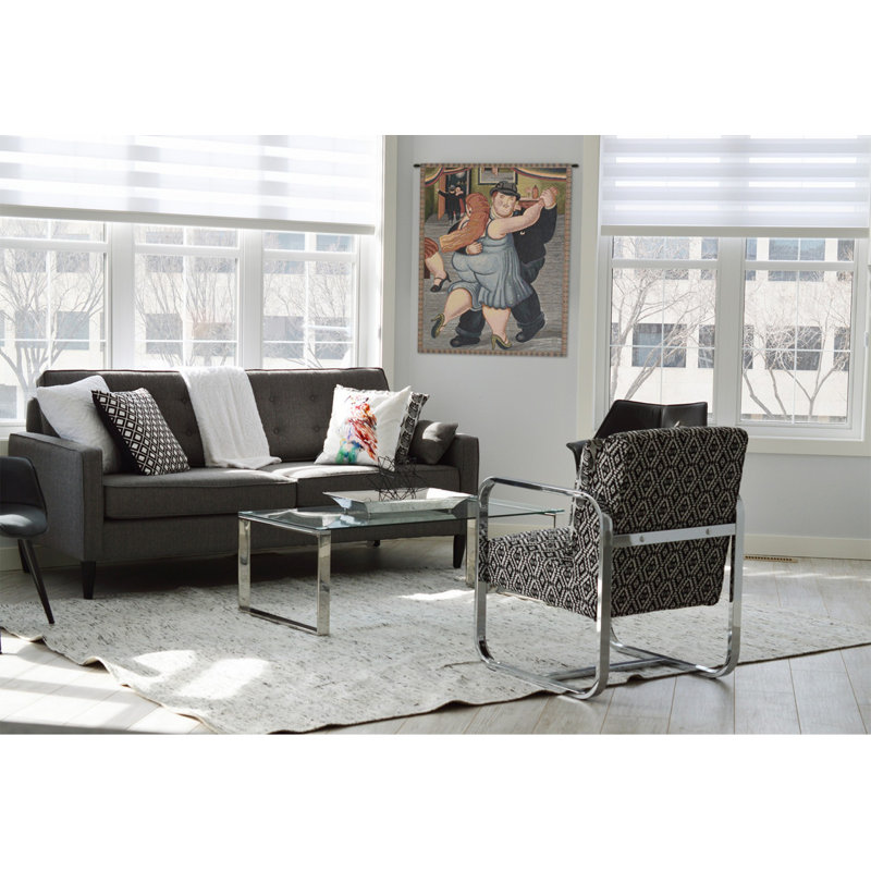Italian Loom Woven Cotton Blend Wall Hanging