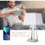 Lampe de bureau en métal avec prise USB