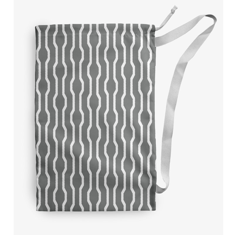 Sac à linge Nuts and Bolts, Petit (H 29 po x l 18 po), Gris