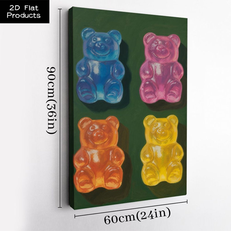 Affiche d'art mural sur toile encadrée 1pc