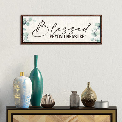 Blessed Beyond Measure by Kimberly Allen - Panoramic Print on Canvas