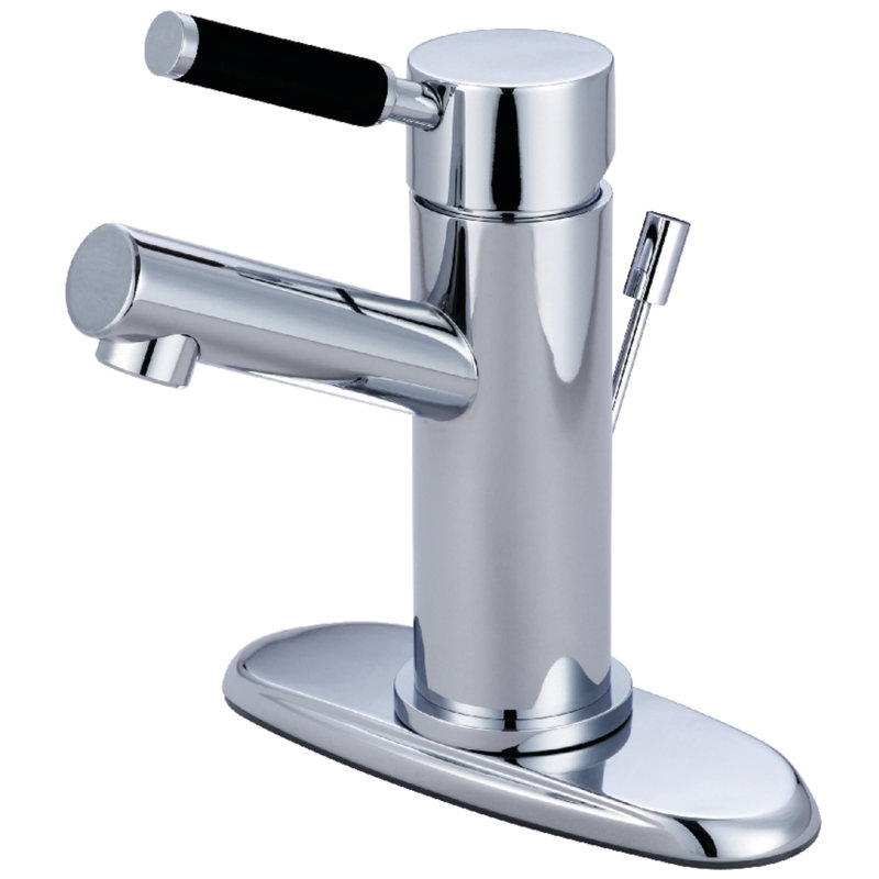 Kaiser Bathroom Faucet with ABS Pop-Up Drain, Polished Chrome