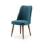 Chaise parsons rembourrée en velours Ackley-1125912042