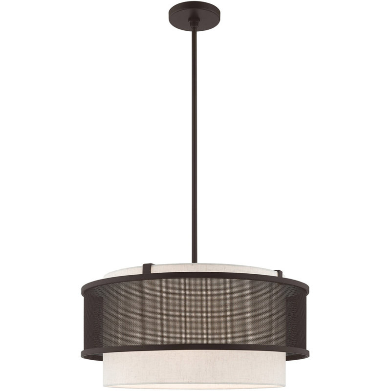 Lustre tambour 4 lumières Nedra