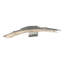 Glissade Steel LED Armed Sconce-1074523562