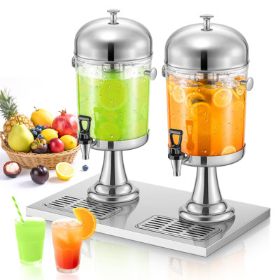 4.4Gallon Beverage Dispenser, Stainless Steel Drink Dispensers for Parties