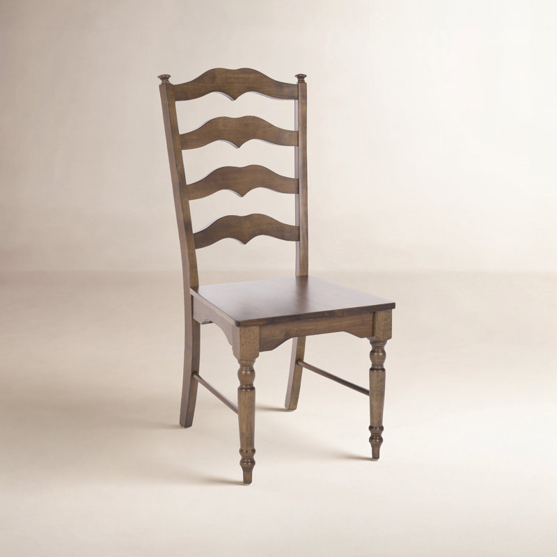 Chaise d'appoint Visalia Tavin, Chêne foncé