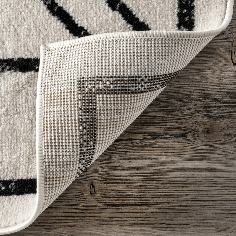 Tapis gris Laurie, Rectangle 6 pi 7 po x 9 pi
